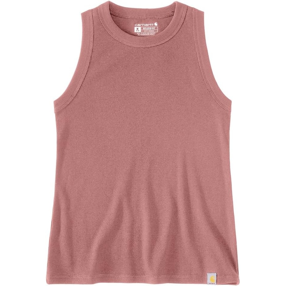 image:imageCarhartt Womens Tencel Fiber Series Fitted Ribbed TankRose Tint