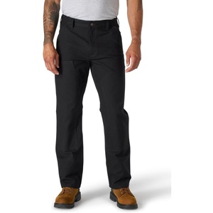 Carhartt Men’s Relaxed Straight Rugged Flex® Duck Double-Front Dungaree(Black)
