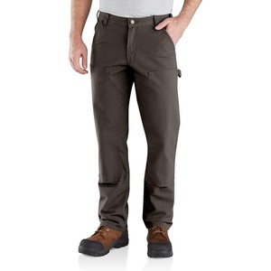 Carhartt Men’s Relaxed Straight Rugged Flex® Duck Double-Front Dungaree(Dark Coffee)