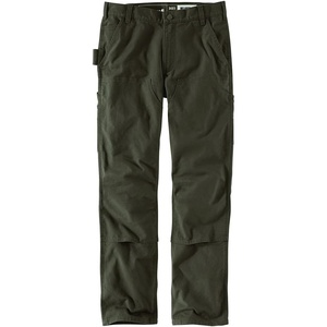 Carhartt Men’s Relaxed Straight Rugged Flex® Duck Double-Front Dungaree(Tarmac)