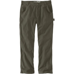 Carhartt Men’s Relaxed Straight Rugged Flex® Duck Dungaree(Moss)