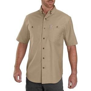Carhartt Men’s Windham Relaxed Ss Shirt(Dark Khaki)