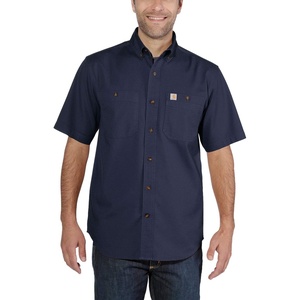 Carhartt Men’s Windham Relaxed Ss Shirt(Navy)