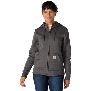 Carhartt Women’s Clarksburg Full-Zip Sweatshirt(Carbon Heather)