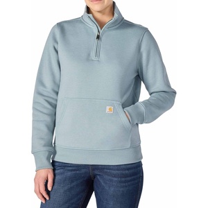Carhartt Women’s Clarksburg Quarter-Zip Sweatshirt(Blue Cove Heather)