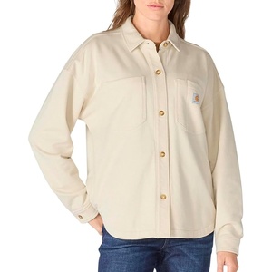 Carhartt Women’s Durham Knit Overshirt(Oat Milk)