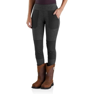 Carhartt Women’s Force Fitted Midweight Utility Legging(Black Heather)