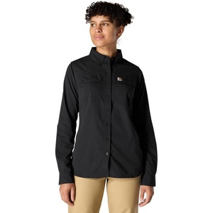 Carhartt Women’s Force Relaxed Fit Lightweight Long- Sleeve Shirt(Black)