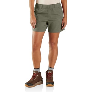 Carhartt Women’s Force Relaxed Fit Ripstop Work Short(Dusty Olive)