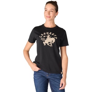 Carhartt Women’s Irvine Relaxed Horse T-Shirt(Black)