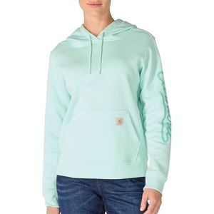 Carhartt Women’s Sawyer Script Logo Sweatshirt(Fresh Mint)