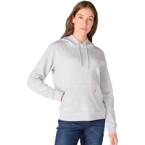 Carhartt Women’s Sawyer Script Logo Sweatshirt(Heather Gray)
