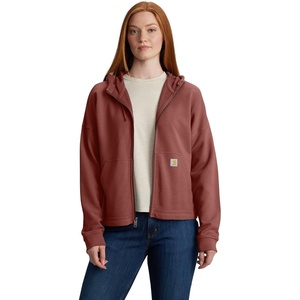 Carhartt Women’s TENCEL™ Fiber Series Full-Zip Sweatshirt(Barnwood)