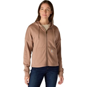 Carhartt Women’s TENCEL™ Fiber Series Full-Zip Sweatshirt(Soft Sepia)