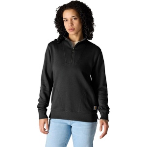 Carhartt Women’s TENCEL™ Fiber Series Half-Zip Sweatshirt(Black)