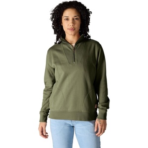 Carhartt Women’s TENCEL™ Fiber Series Half-Zip Sweatshirt(Dusty Olive)
