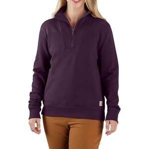 Carhartt Women’s TENCEL™ Fiber Series Half-Zip Sweatshirt(Eggplant)