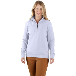 Carhartt Women’s TENCEL™ Fiber Series Half-Zip Sweatshirt(Fresh Lavender)