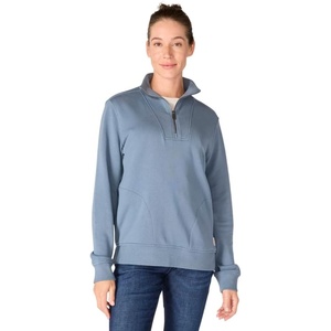 Carhartt Women’s TENCEL™ Fiber Series Half-Zip Sweatshirt(Iron Blue)