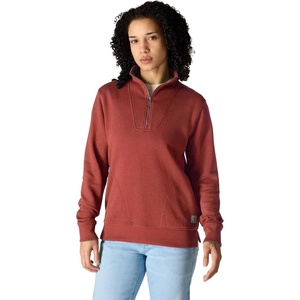 Carhartt Women’s TENCEL™ Fiber Series Half-Zip Sweatshirt(Spice Red)