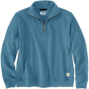 Carhartt Women’s TENCEL™ Fiber Series Half-Zip Sweatshirt(Thundercloud)
