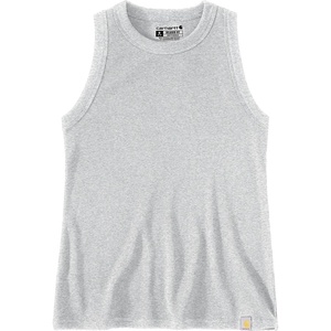 Carhartt Women’s Tencel™ Fiber Series Fitted Ribbed Tank(Heather Gray)