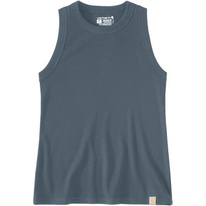 Carhartt Women’s Tencel™ Fiber Series Fitted Ribbed Tank(Iron Blue)