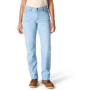 Carhartt Women’s The Essential Mid Rise Comfort Jeans – Performance Fit Stretch Denim(Morning Sky)