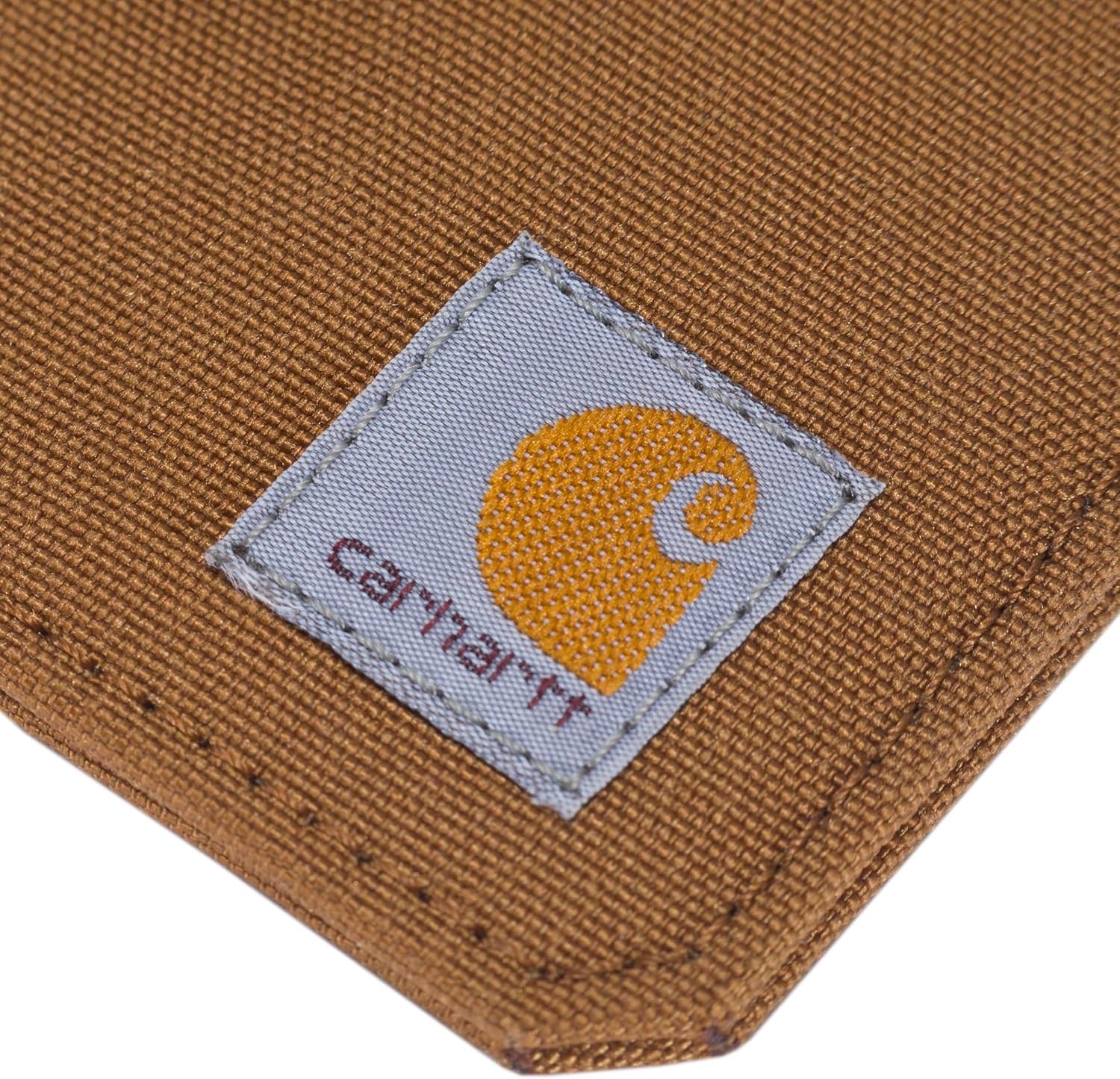 image:imageCarhartt 700D Nylon Duck ID Holder and Lanyard WMesh ID Window for Quick AccessCarhartt Brown