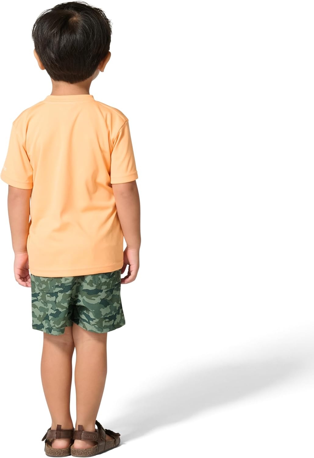 image:imageCarhartt Baby Boys 2piece Short Sleeve Sun Defender Force Shirt amp Woven Short SetGreen Camo