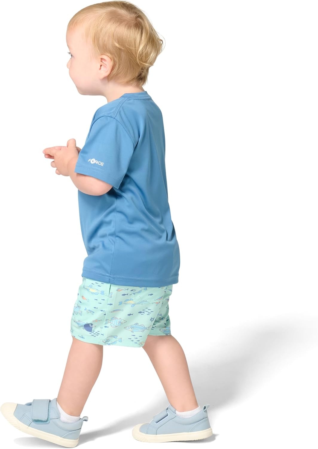 image:imageCarhartt Baby Boys 2piece Short Sleeve Sun Defender Force Shirt amp Woven Short SetYucca
