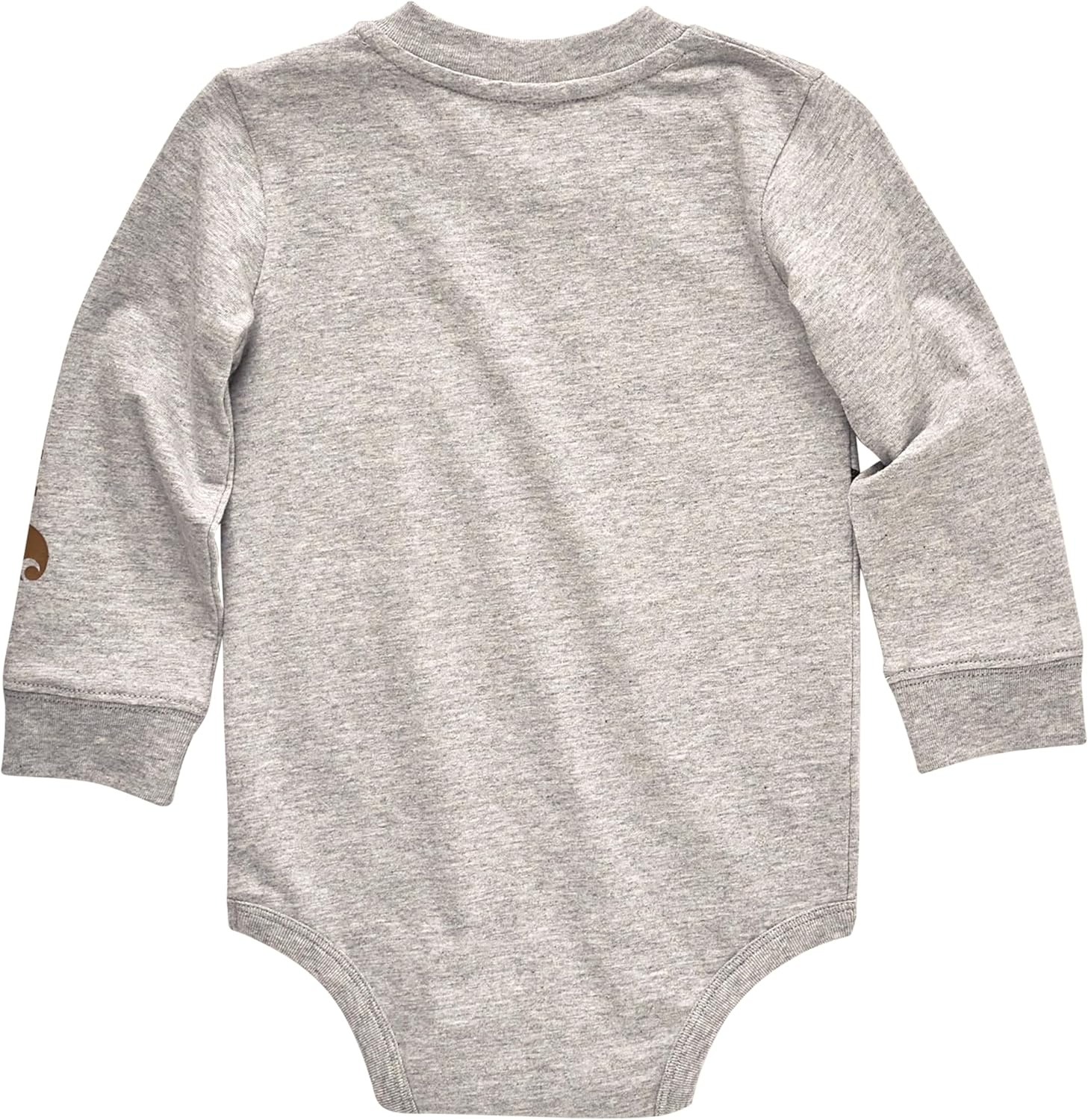 image:imageCarhartt Baby Girls LongSleeve BodysuitGrey Heather