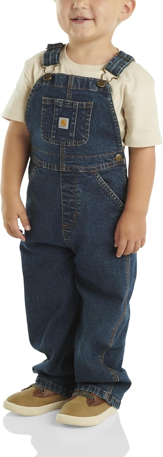 image:imageCarhartt Baby Jean Denim Bib OverallsMedium Wash