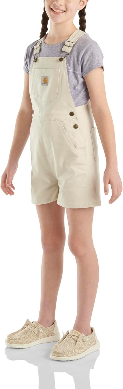 image:imageCarhartt Baby Loose Fit Jean Overall Shorts Denim ShortallsMalt