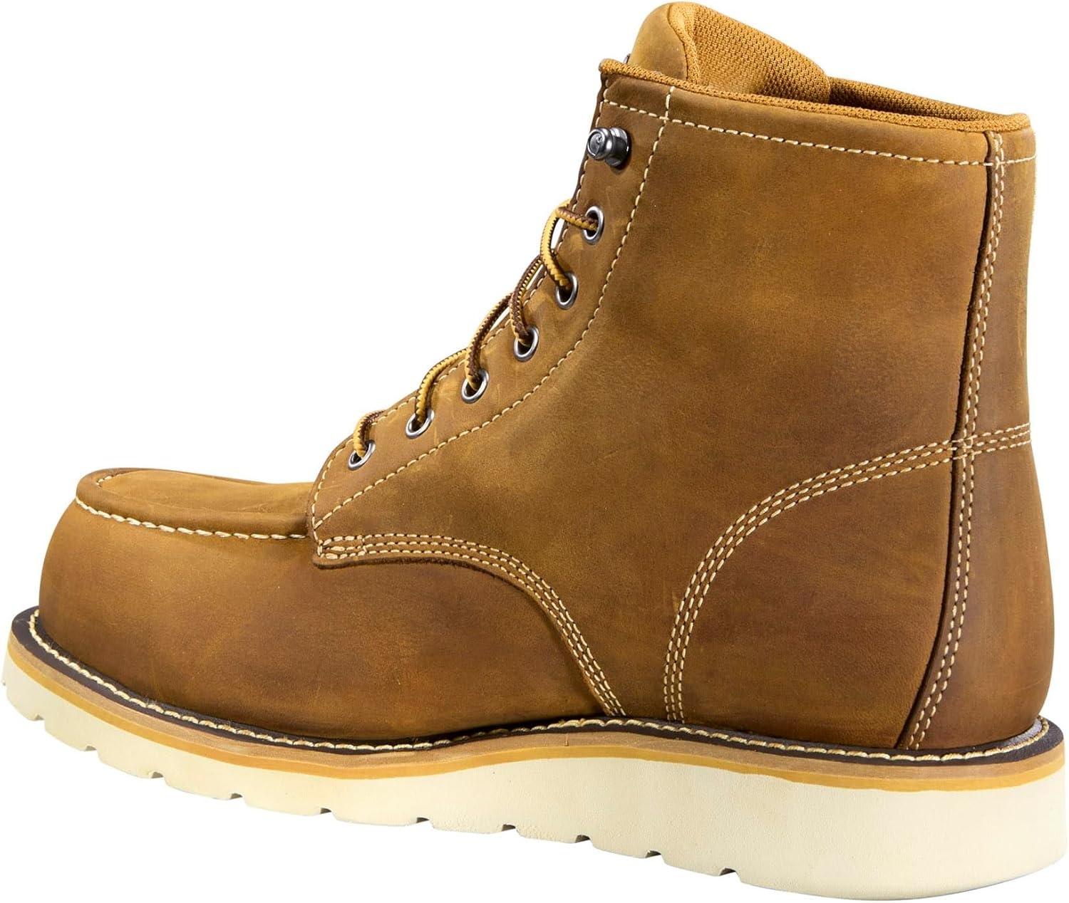 image:imageCarhartt Footwear FW6425M 6 Waterproof Moc Nano Toe Wedge Work BootLight Brown