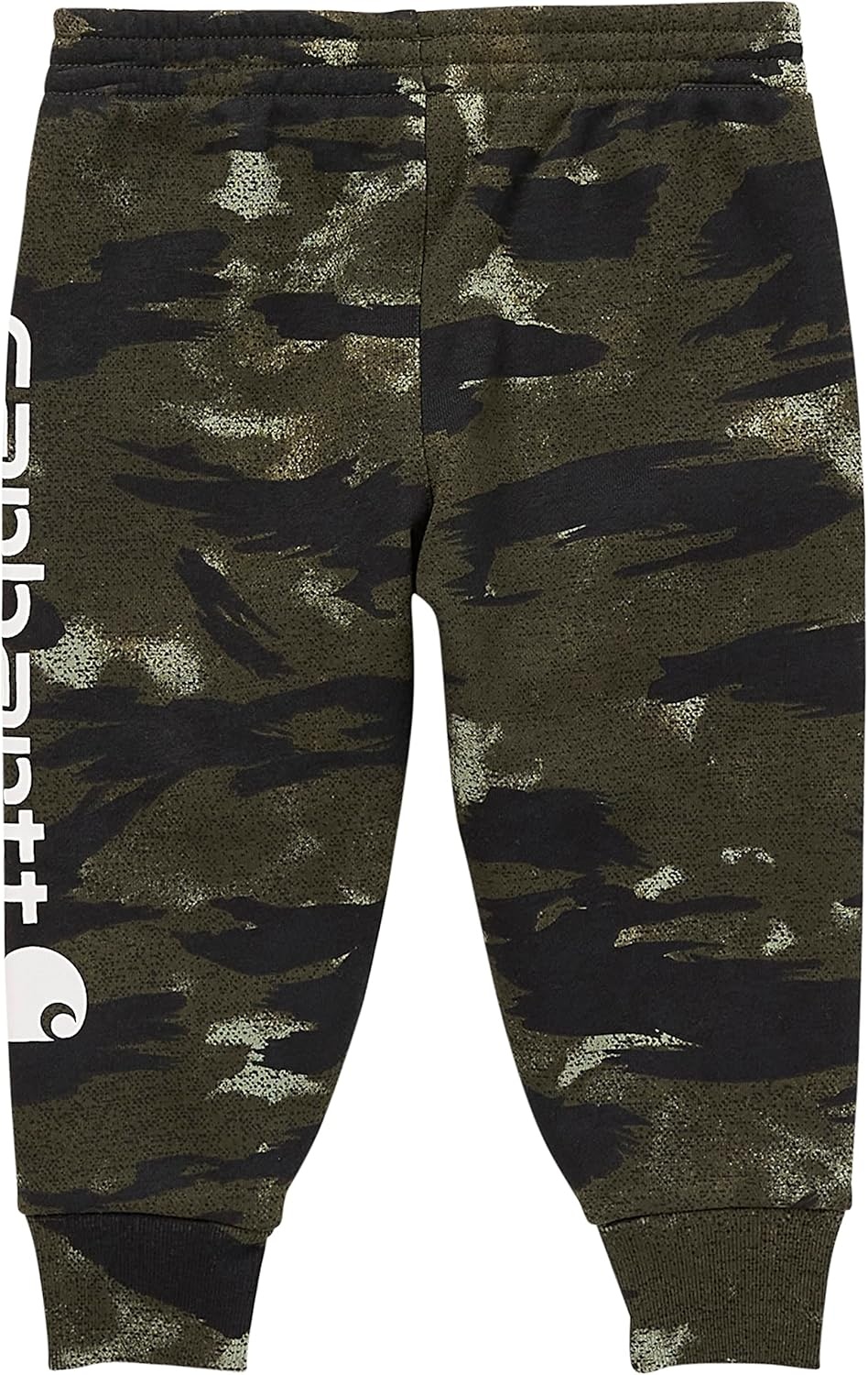 image:imageCarhartt Kids CK8427 Fleece Logo Sweatpant BoysBlind Fatigue Camo