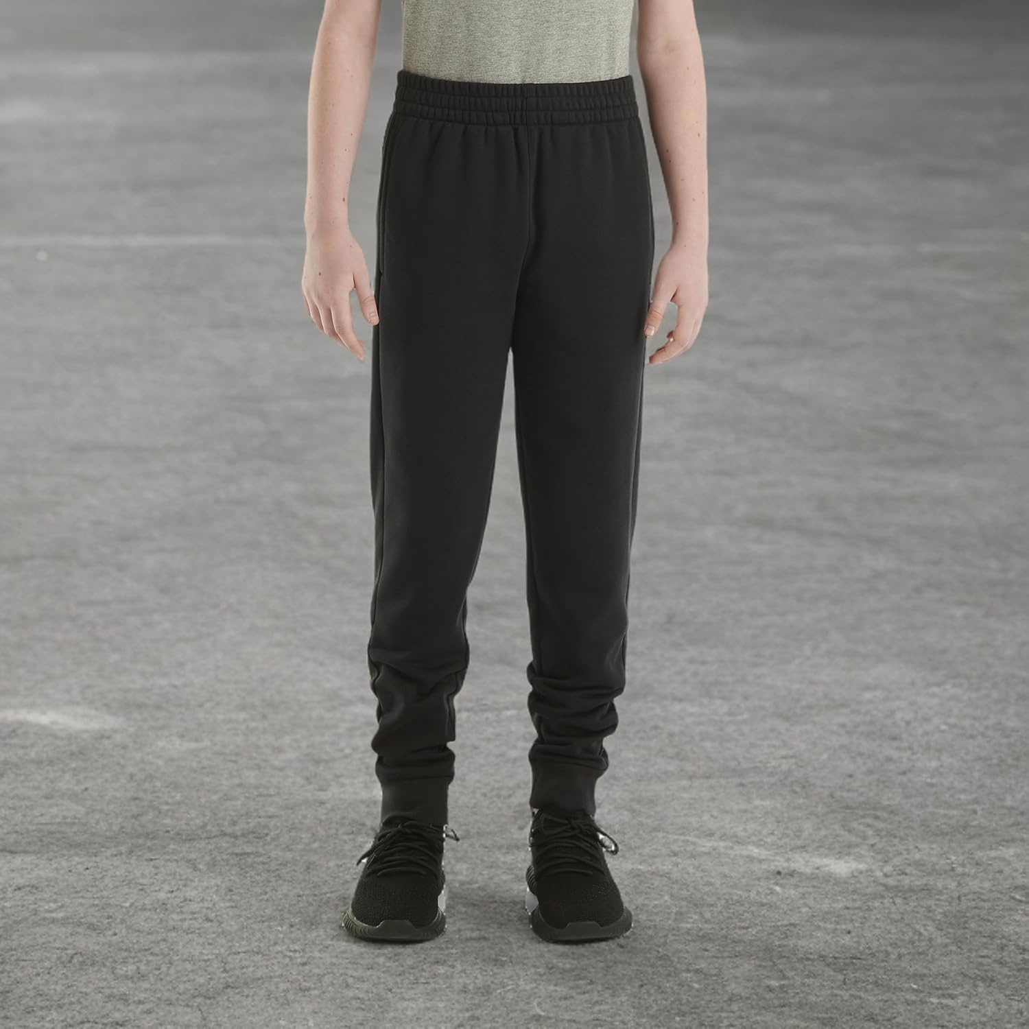 image:imageCarhartt Kids CK8429 Fleece Logo Sweatpant BoysBlack