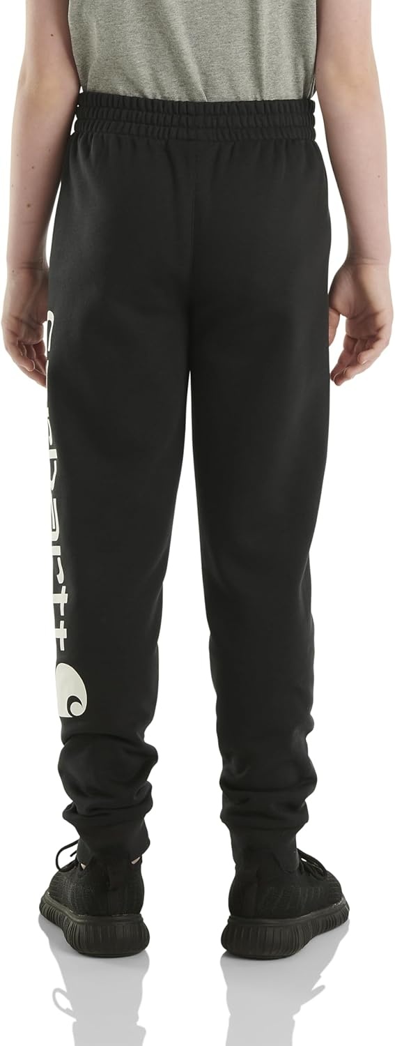 image:imageCarhartt Kids CK8429 Fleece Logo Sweatpant BoysBlack