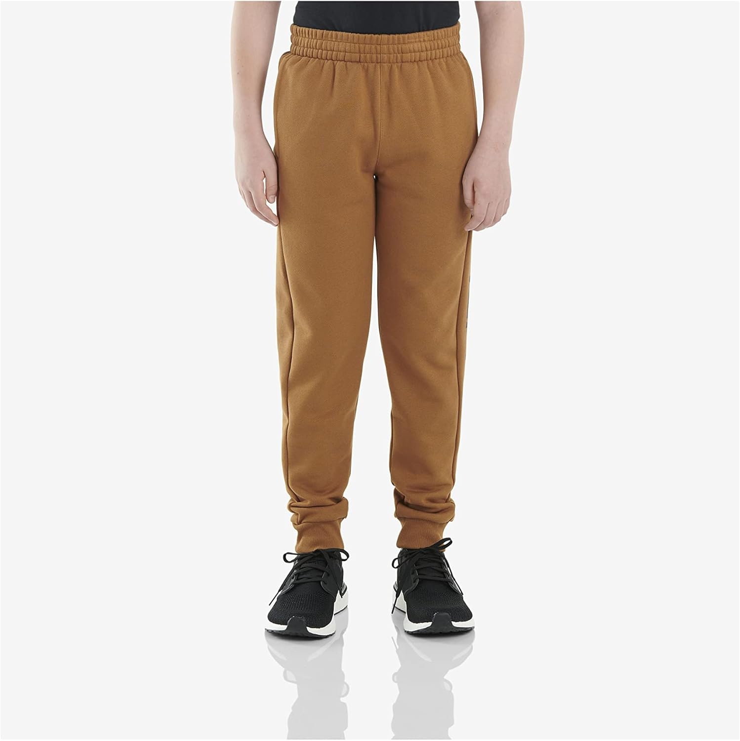 image:imageCarhartt Kids CK8429 Fleece Logo Sweatpant BoysCarhartt Brown