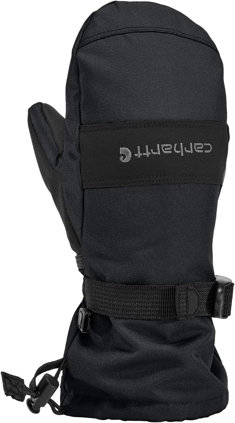 image:imageCarhartt Kids GL0845J Juniors Waterproof Insulated Gauntlet MittBlack