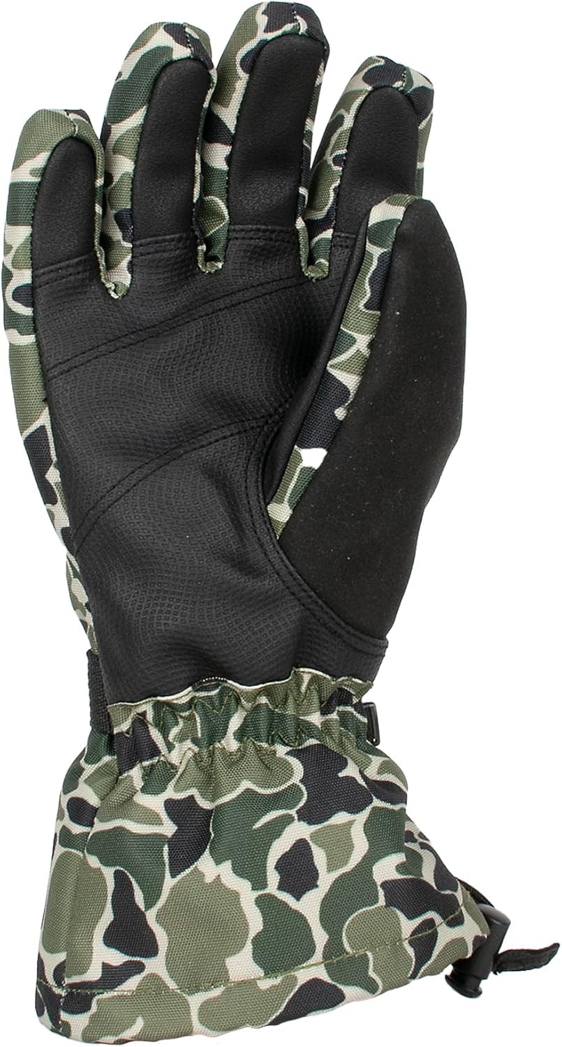 image:imageCarhartt Kids JA776 Juniors Waterproof Glove UnisexRetro Duck Camo