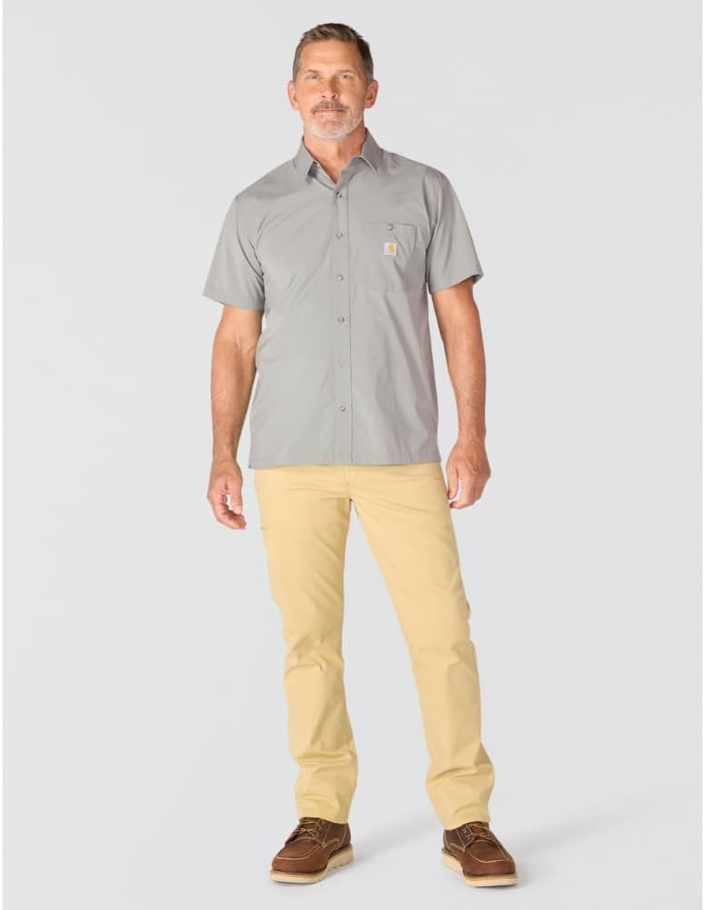image:imageCarhartt Mens 106141 Force Sun Defender Relaxed Fit Lightweight ShoSteel