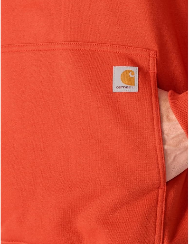 image:imageCarhartt Mens 106655 Force Relaxed Fit Lightweight Logo Graphic SweatAtomic Red