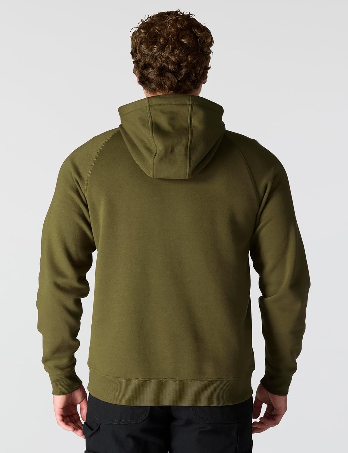 image:imageCarhartt Mens 106655 Force Relaxed Fit Lightweight Logo Graphic SweatDark Bronzed Green