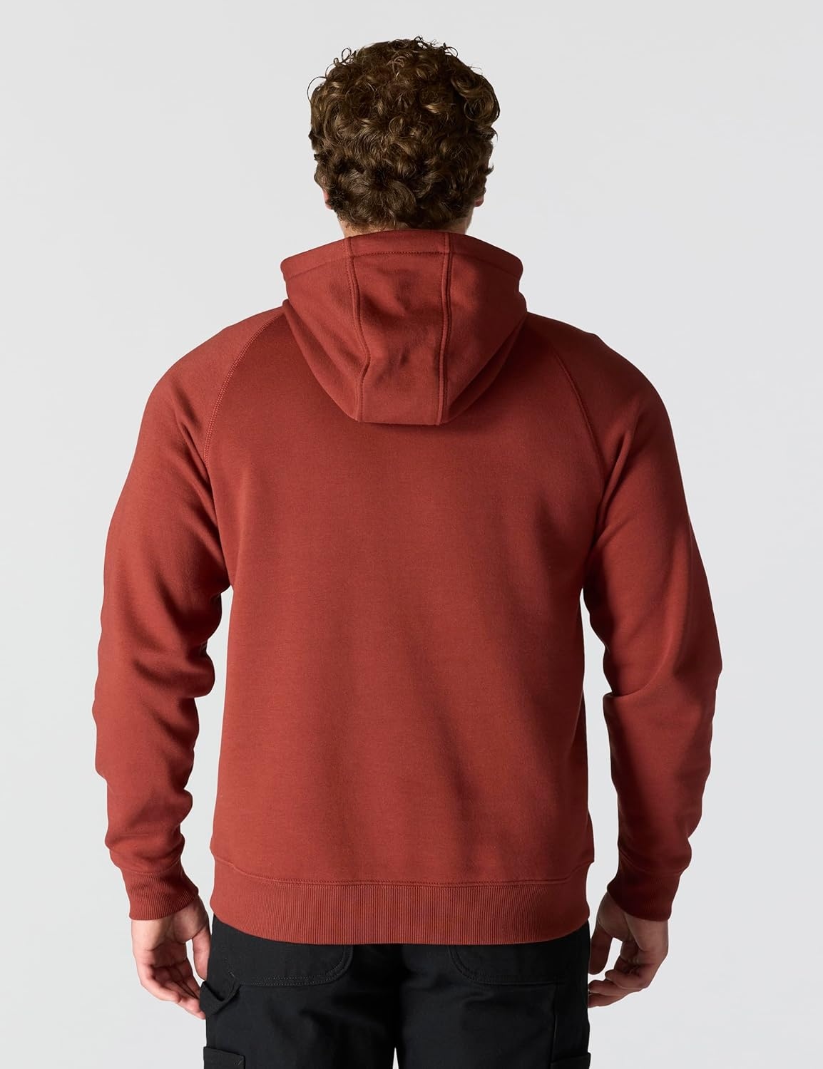 image:imageCarhartt Mens 106655 Force Relaxed Fit Lightweight Logo Graphic SweatDark Spice Red