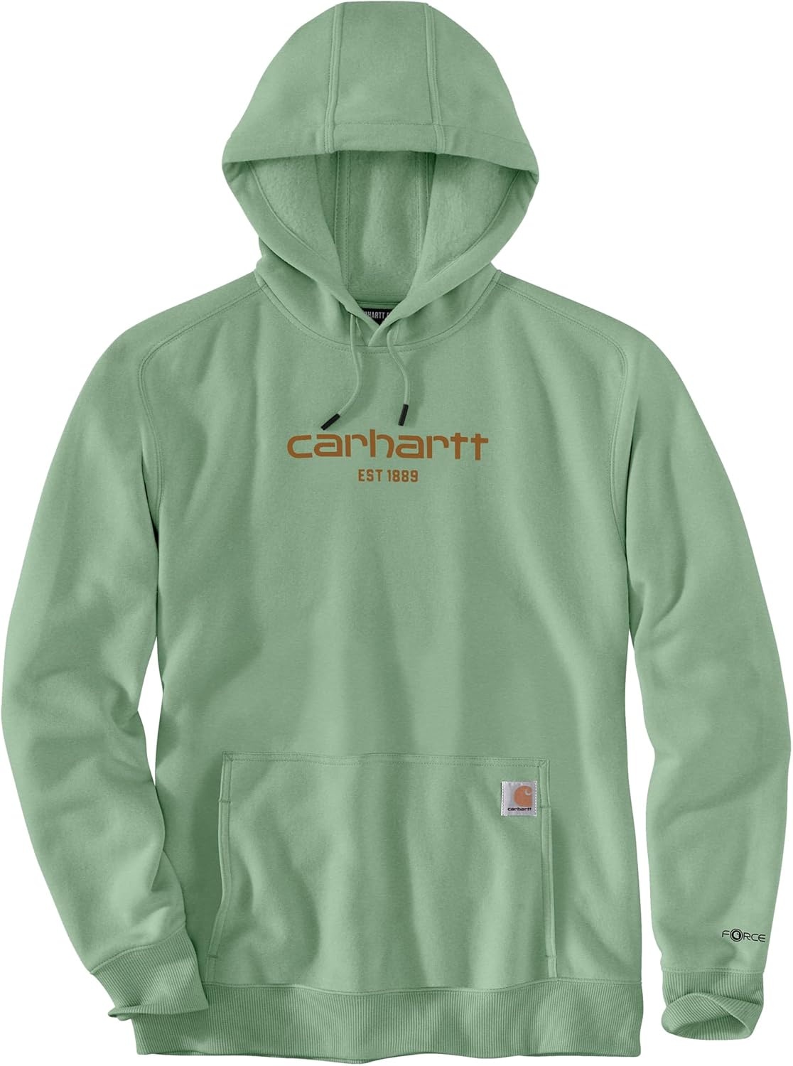 image:imageCarhartt Mens 106655 Force Relaxed Fit Lightweight Logo Graphic SweatLoden Frost