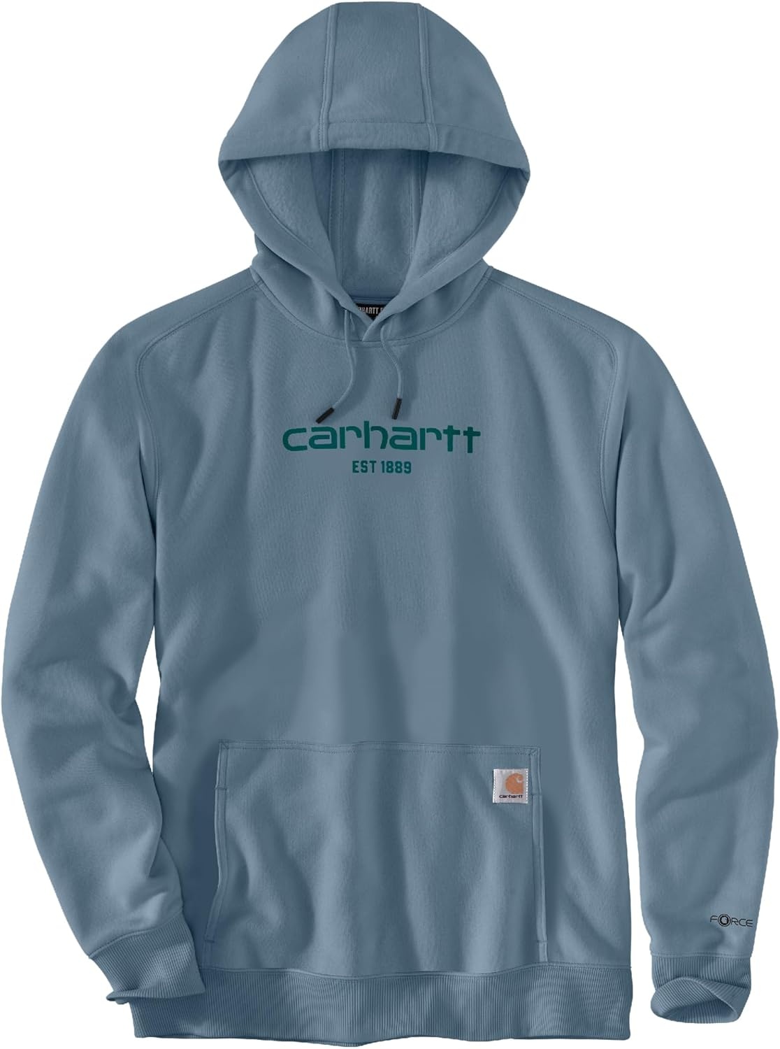 image:imageCarhartt Mens 106655 Force Relaxed Fit Lightweight Logo Graphic SweatThundercloud