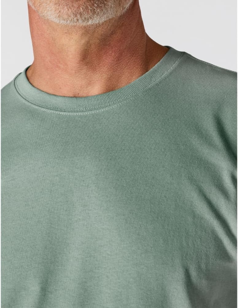 image:imageCarhartt Mens Dearborn Loose LS Logo TShirtGreen Slate
