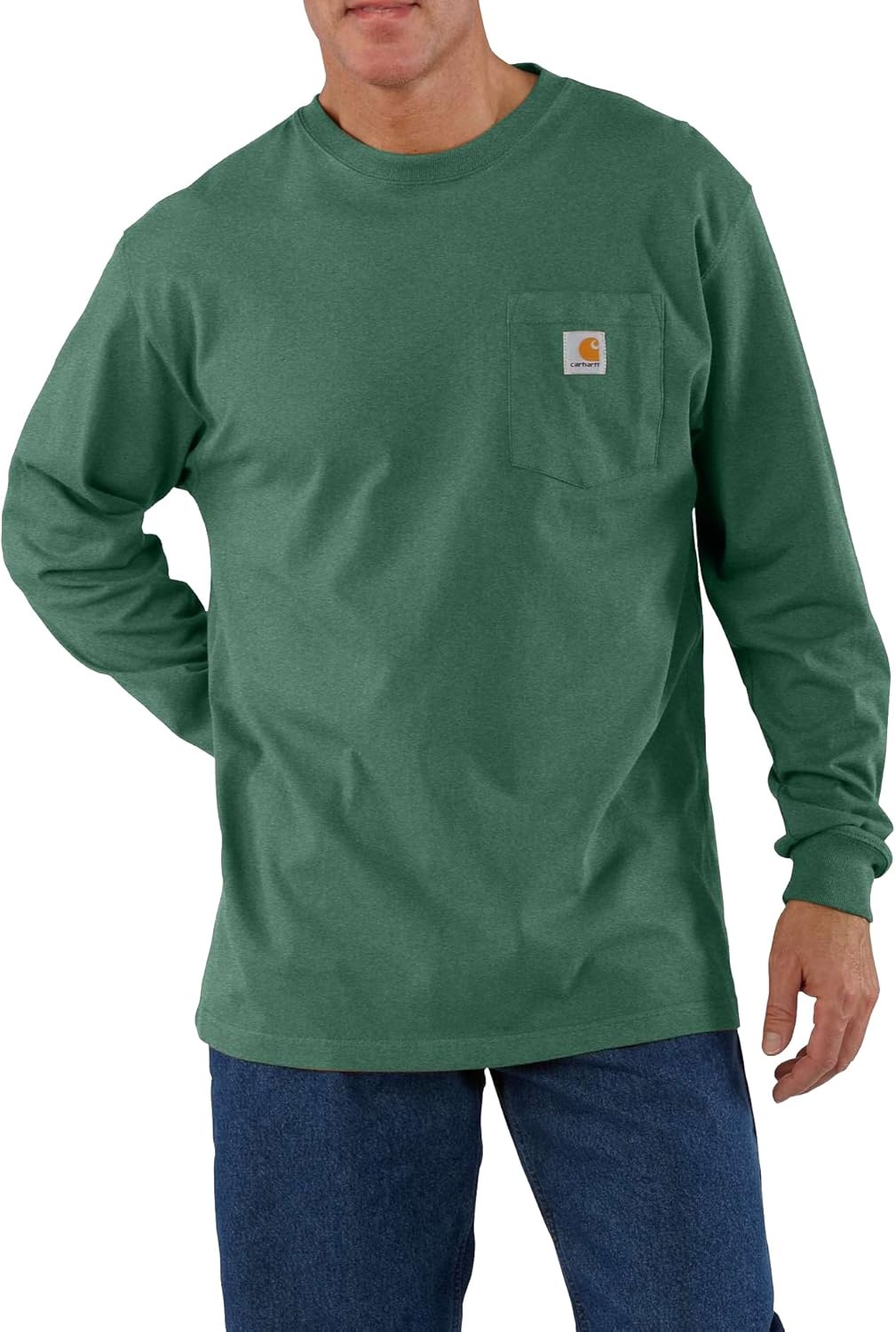 image:imageCarhartt Mens Dearborn Loose LS TShirtFrosted Balsam Heather
