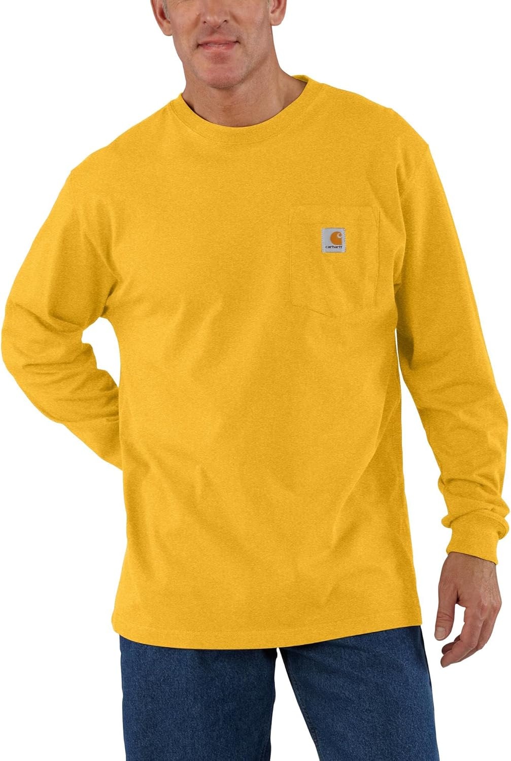 image:imageCarhartt Mens Dearborn Loose LS TShirtHoneycomb Heather